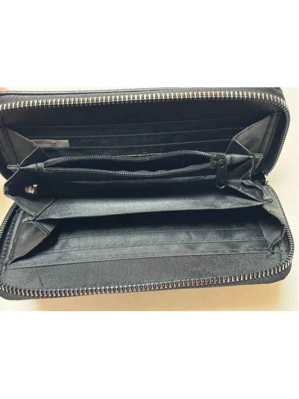 Unbranded Women’s Black and White Baby Graphic Zip-Around Wallet